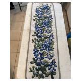 47"x15ï¿½ Quilted Table Runner Bluebonnet and White