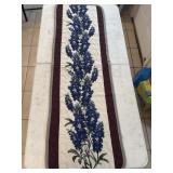 47"x15ï¿½ Quilted Table Runner Bluebonnet Floral