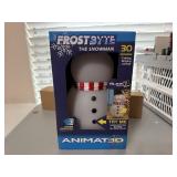 NIB ANIMAT3D FrostByte the Snowman Tabletop