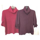 (1) Large & (1) XL Short Sleeve Sweaters