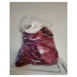 Warm and cozy red Slipper/blanket set