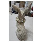 Decorative Resin Rabbit Figurine 13.5"ï¿½5"