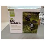 NIB (2) Solar Spot Lights