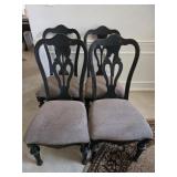 (4) Traditional Queen Anne-style Dining Side