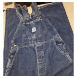 Sz Large Lee Overalls & L/XL Green Work Shirt