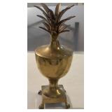 Vintage Brass Pineapple Decorative Urn 13.5ï¿½