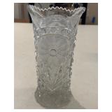 Cut Glass Clear Vase 10ï¿½