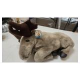 Kelly Toys Plush Lying Moose 18"ï¿½11"