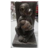 Decorative Monkey  Textured Resin Ft Seated with