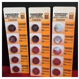 NIB (3) Pkgs CR2032 Batteries
