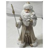 14ï¿½ Winter Wonderland Santa Figurine Holding
