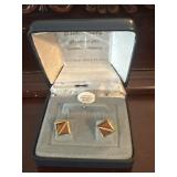VTG First 24 Carat Gold Plated Cufflinks