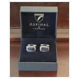 Aspinal of London Silver Toned Rectangular