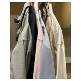 (6) Sz L/XL Long Sleeve Button Up Shirts
