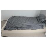 Twin Temperpedic Mattress with Wood Frame 96"×53"