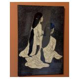 Vietnamese Lacquer & Eggshell Mosaic Wall Art