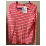 NWT Sz M Light Orange Uniqlo 100% Cashmere Scoop