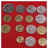 Collection of Circulated pre-Euro French Franc