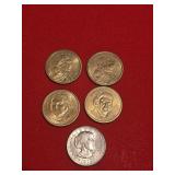 (5) Dollar Coins