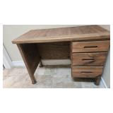 Solid Wood 3 Drawer Desk w/ Chair 21.5"×42"×30"