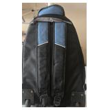 Protégé Sport Rolling Backpack in Blue and Black