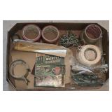 Assorted Tools ,Tapes, Chain, Ropes, Etc