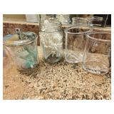 Glass Toiletry Jars