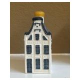 KLM Bols Delft Blue Miniature Canal House #13