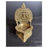 A traditional Exotic India 5" Small Gajalakshmi