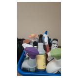 Cleaning & Pesticides Half used with Caddy Tote