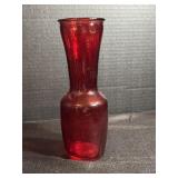1950s-1970s Ruby Red Glass Bud Vase