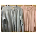 (2) Sz M/L Sweaters Pink & Blue