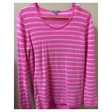 Sz M Pink Uniqlo 100% Cashmere Scoop Neck Sweater