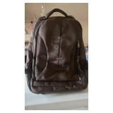 Brown Samsonite Wheeled Travel Backpack