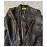 Large Black Leather Jacket