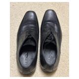 Sz 10.5 ALDO Black Leather Dress Shoes