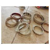 Gold Tone Bangle Bracelets