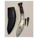 Antique Gurkha Knife Sheath & Miniatures