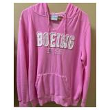 Sz XL Boeing Hoodie Pink