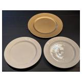 (3) Assorted Plates