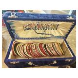 Velvet Box w/ Bangle Bracelets