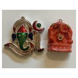 (2) Hindu Religious Showpieces Lord Ganesha