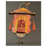 Lord Ganesha Wooden Wall Hanging 10"