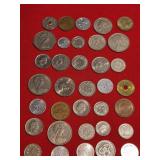 (35) Coins from United Kingdom, Switzerland,