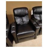 Berkline Electric Leather Recliner Chair with