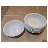 (10) 5 3/8"×1 3/8" Small Shallow Corelle Bowls