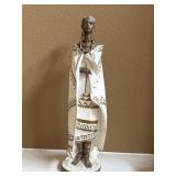 African Tribal Woman Figurine 13.5"