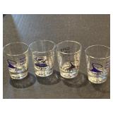 (4) Shot Glasses  2.5"