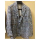 Ferla Plaid Silk/Cotton Blazer