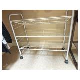 Small Rolling Shoe Storage Rack